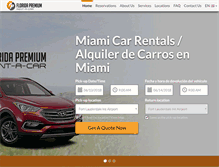 Tablet Screenshot of fprentacar.com